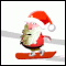 Santa Snowboard